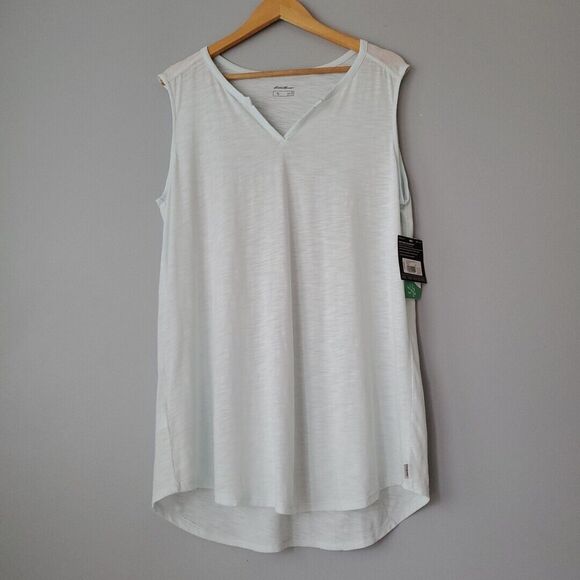 Eddie Bauer Green Gate Check Collection Sleeveless Nightgown Womens XL Tall - Picture 1 of 7